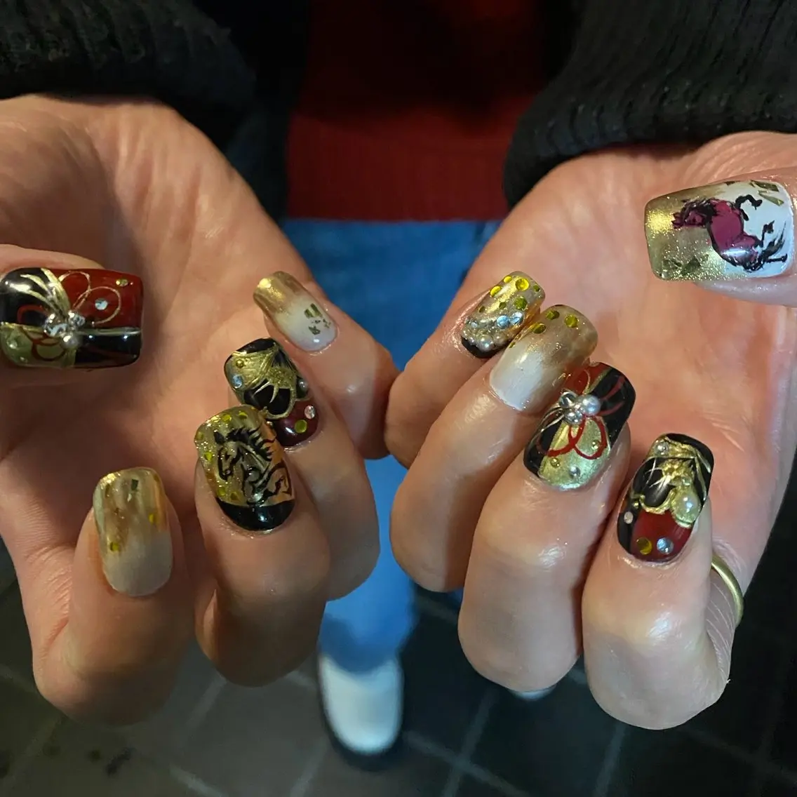 ネイル ハンドネイル nano/きもかわ nail🐬🫧のネイルデザイン