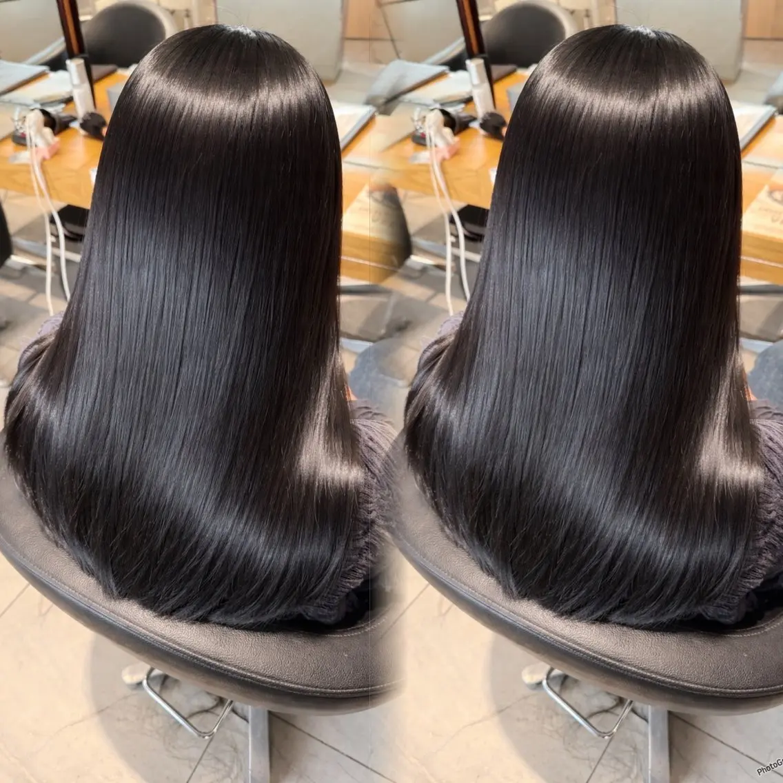 ロング カット ヘアカラー Lee天王寺 上山裕己のヘアスタイル