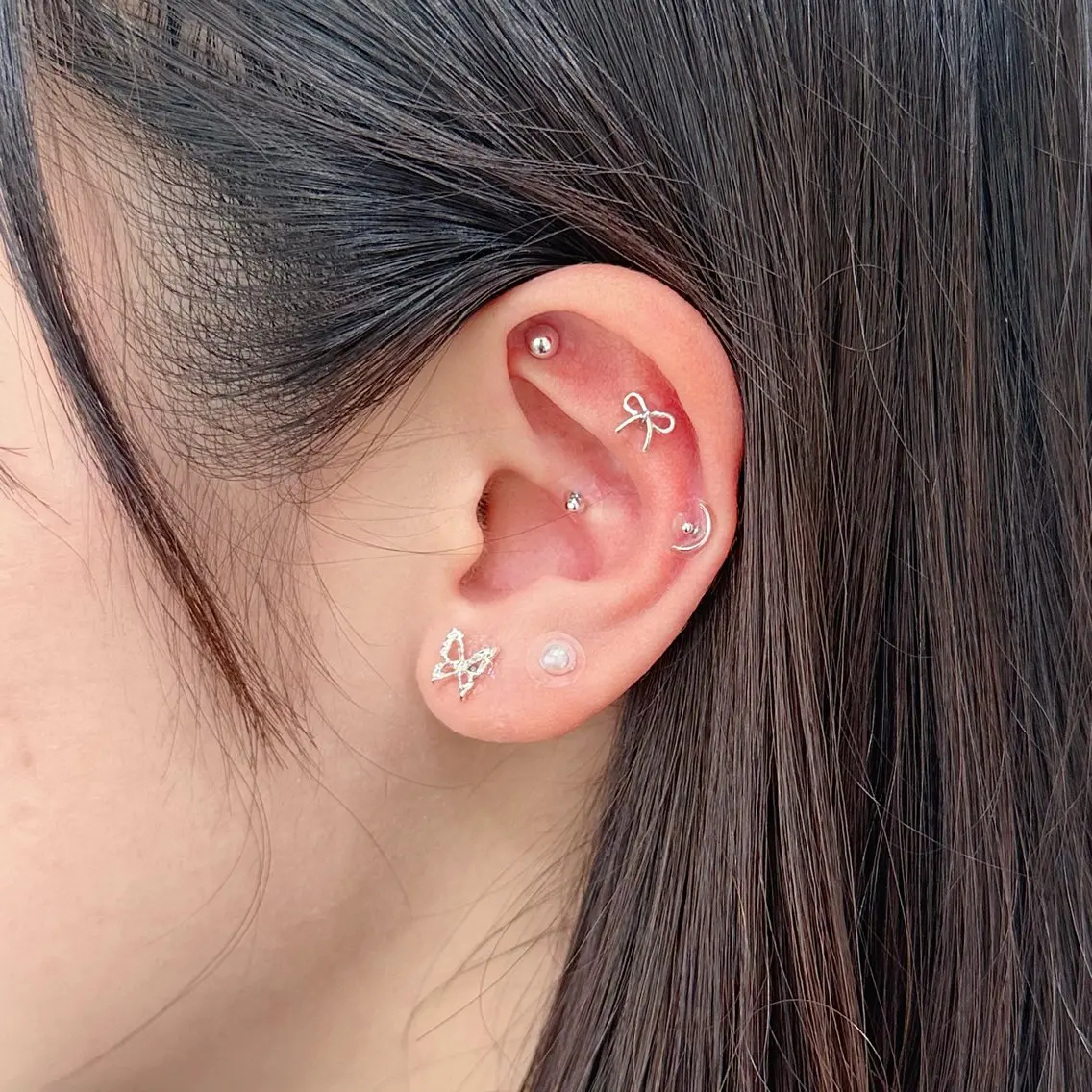 💎耳ツボジュエリー💎片耳6パーツ(両耳12パーツ)🧸口コミして頂ける方限定‼️⚠️必ず補足説明をお読みください!の写真