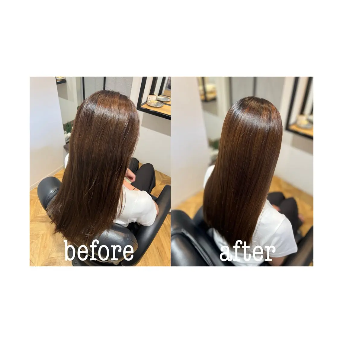 【モデル募集✨】朝のお手入れを楽に♡カット+髪質改善ストレート+トリートメントの写真