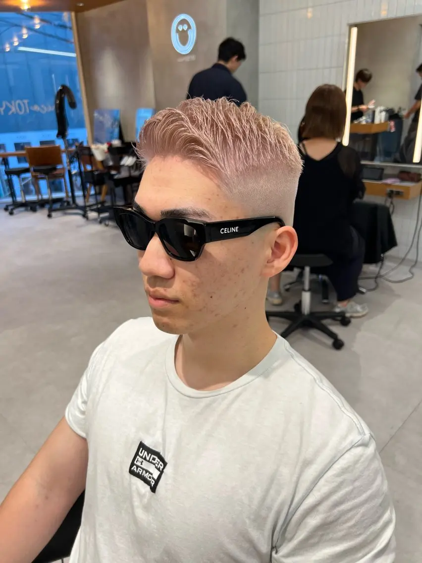 ショート カット ヘッドスパ ヘアセット 豊崎 佑輔のヘアスタイル