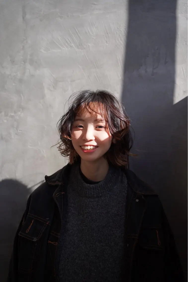 パーマ ボブ 宮里 蓮生のヘアスタイル