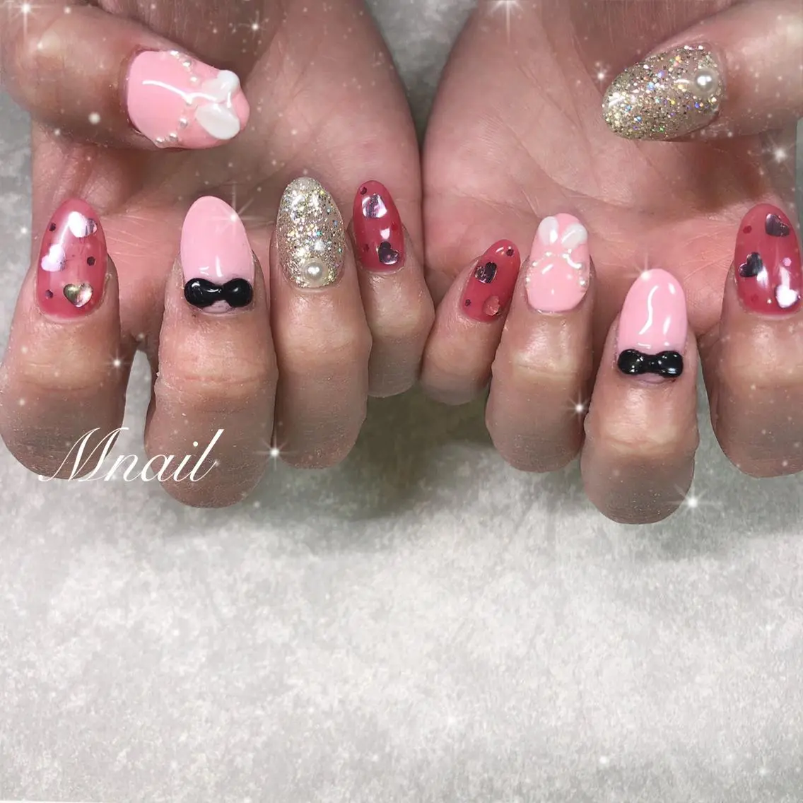 ネイル ハンドネイル merci nailのネイルデザイン