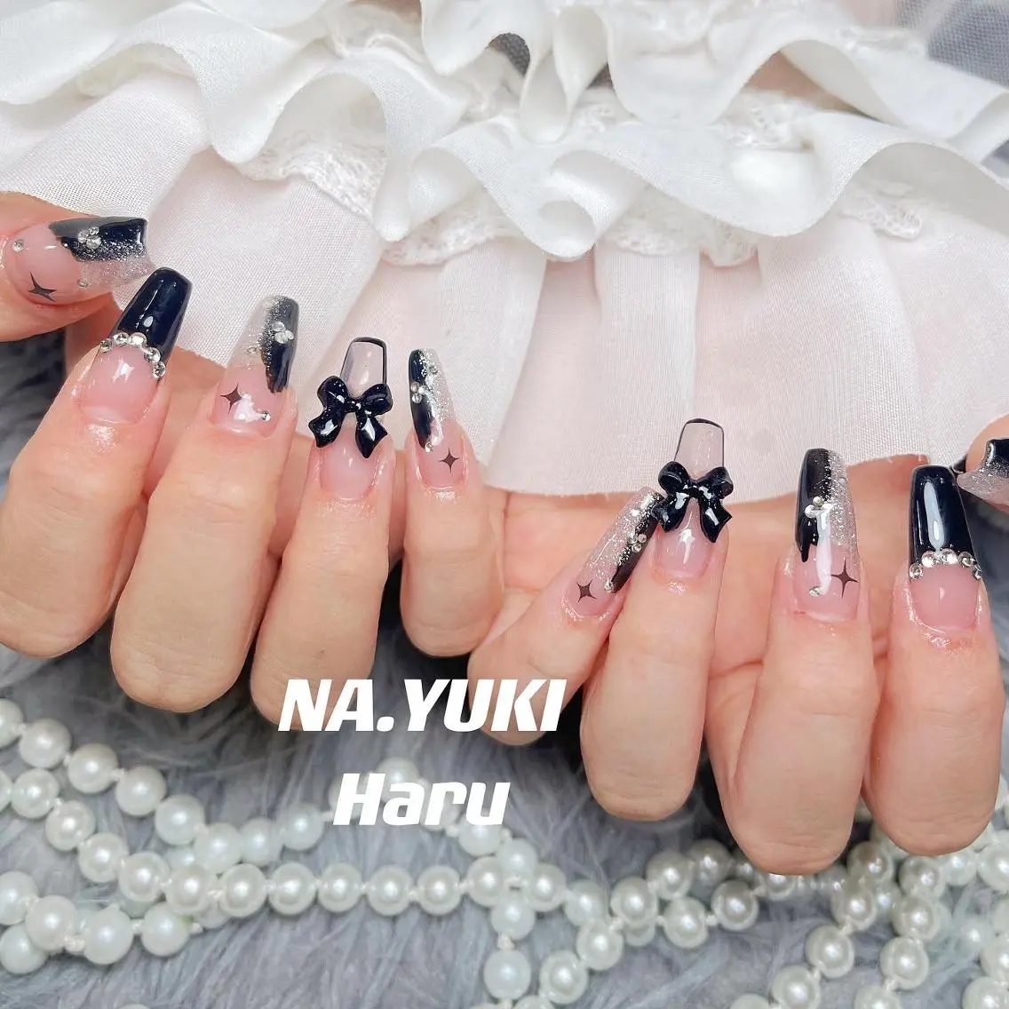 ネイル ロング ハンドネイル ハンドケア ナユキNA.YUKI 池袋店のネイルデザイン