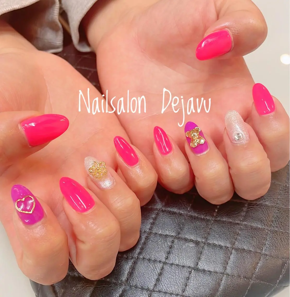 ネイル アートネイル シンプルネイル 春ネイル ハンドネイル Nail salon Dejavu 🌿のネイルデザイン