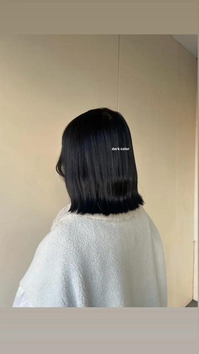 ミディアム カラー カシェリタ🌛 ハルナのヘアスタイル