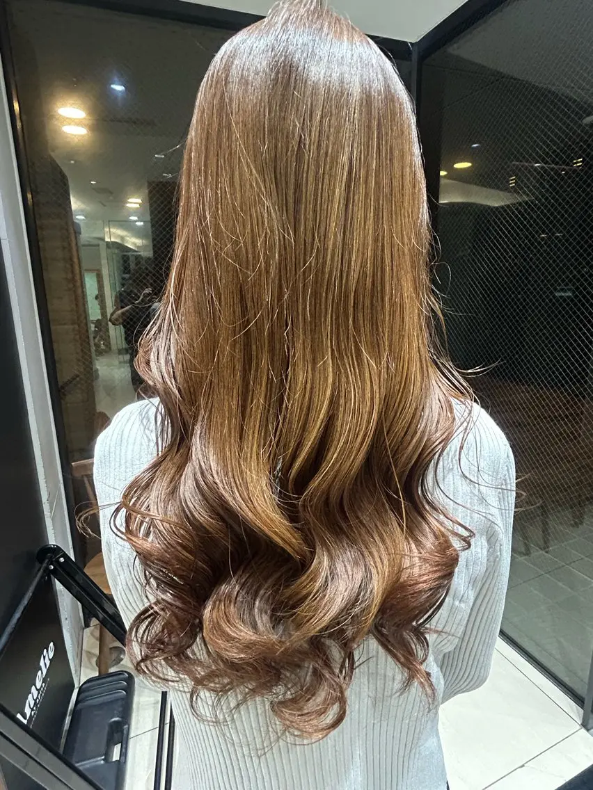 ロング カラー トリートメント ヘアカラー トリートメント 艶カラー❄️ / 𝑲𝑶𝑻𝑨のヘアスタイル