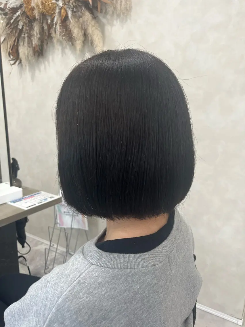ミディアム カラー ヘアカラー トリートメント Yumi/艶髪/ 透明感カラー🤍のヘアスタイル
