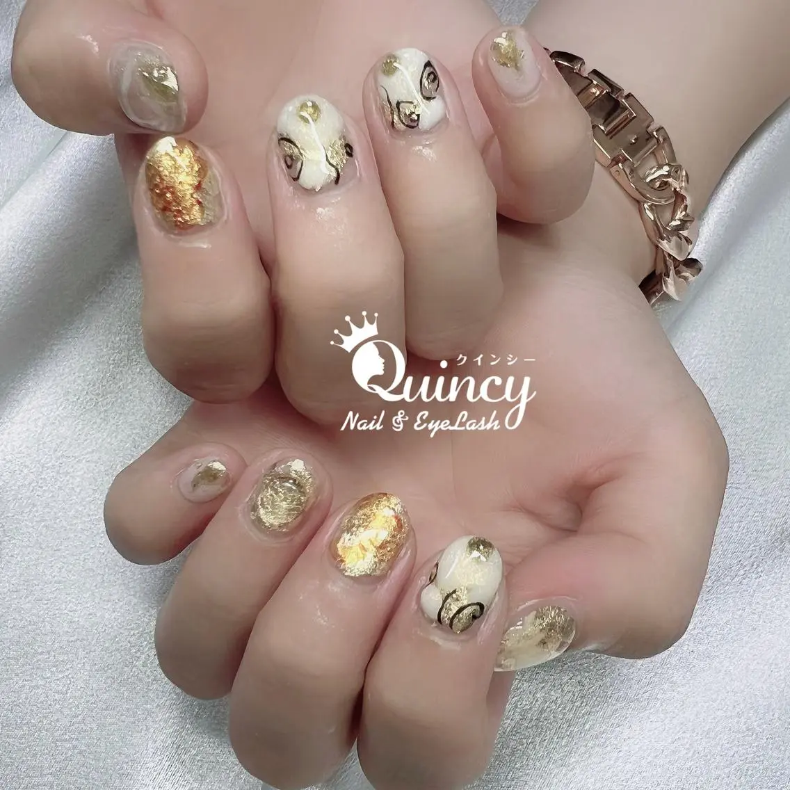 ネイル Quincy ネイル&アイラッシュのマツエク・マツパデザイン