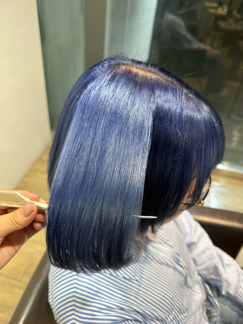 ミディアム 髪質改善 トリートメント ヘアカラー 川畑 心子のヘアスタイル