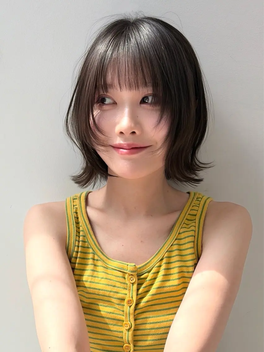 ショート ボブ/ミルクティー KOUGAのヘアスタイル