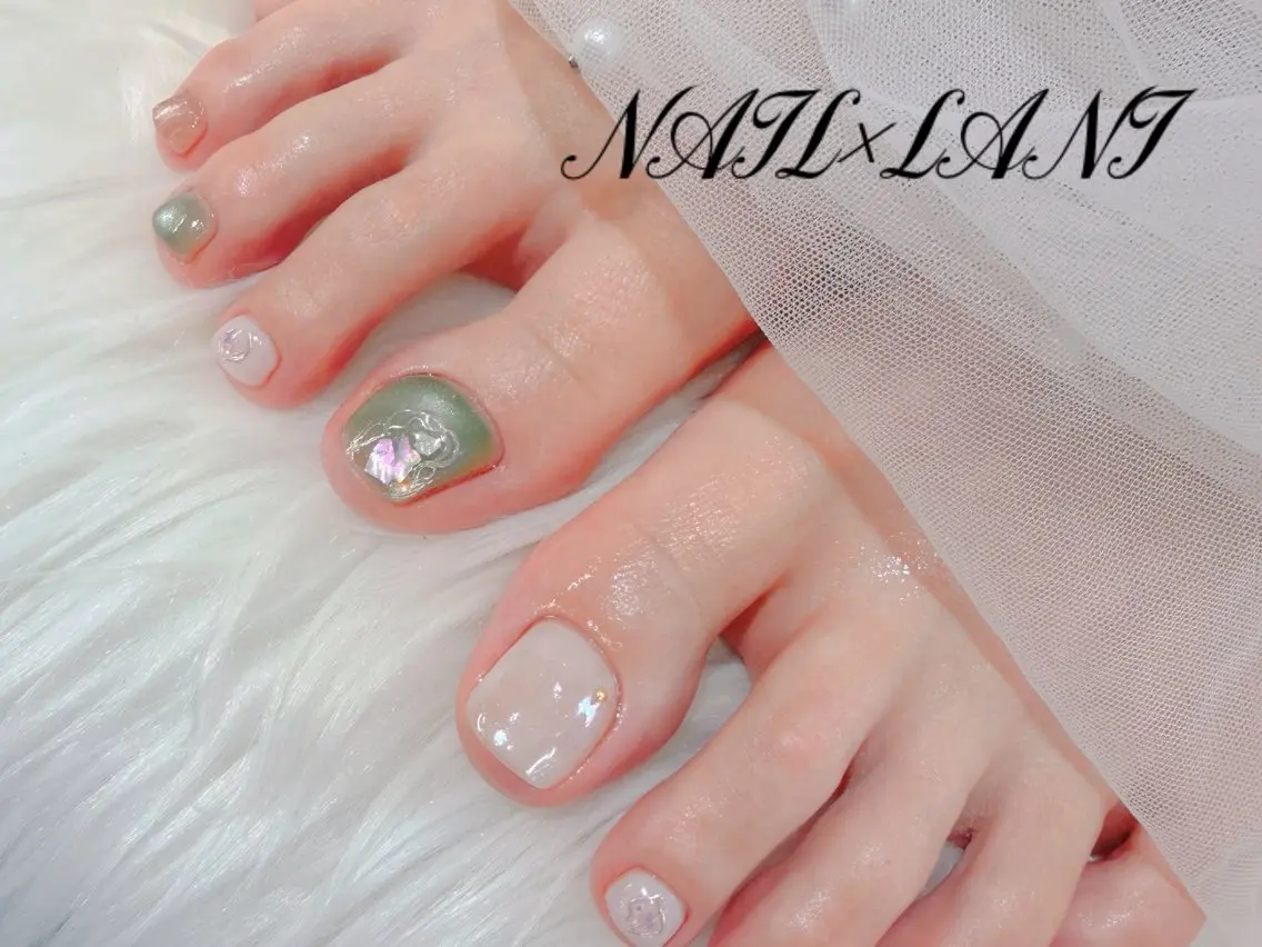 【オフ込🫶フット🎀定額デザインネイル💅】 補足説明を必ずお読みください！の写真