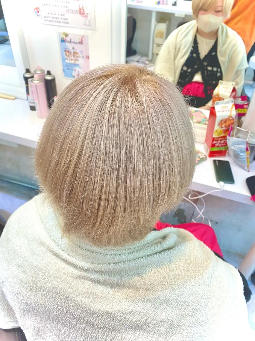ショート tatsuya新宿 縮毛矯正/髪質改善のヘアスタイル