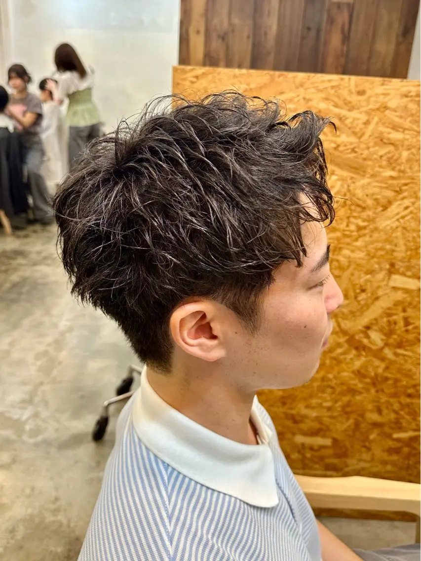 ショート メンズ 横浜/メンズ特化/ Farbe/田中颯斗のヘアスタイル