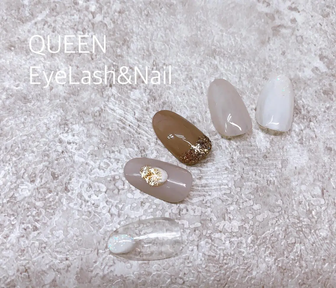 ミディアム カラー ネイル Bloom Nailのネイルデザイン