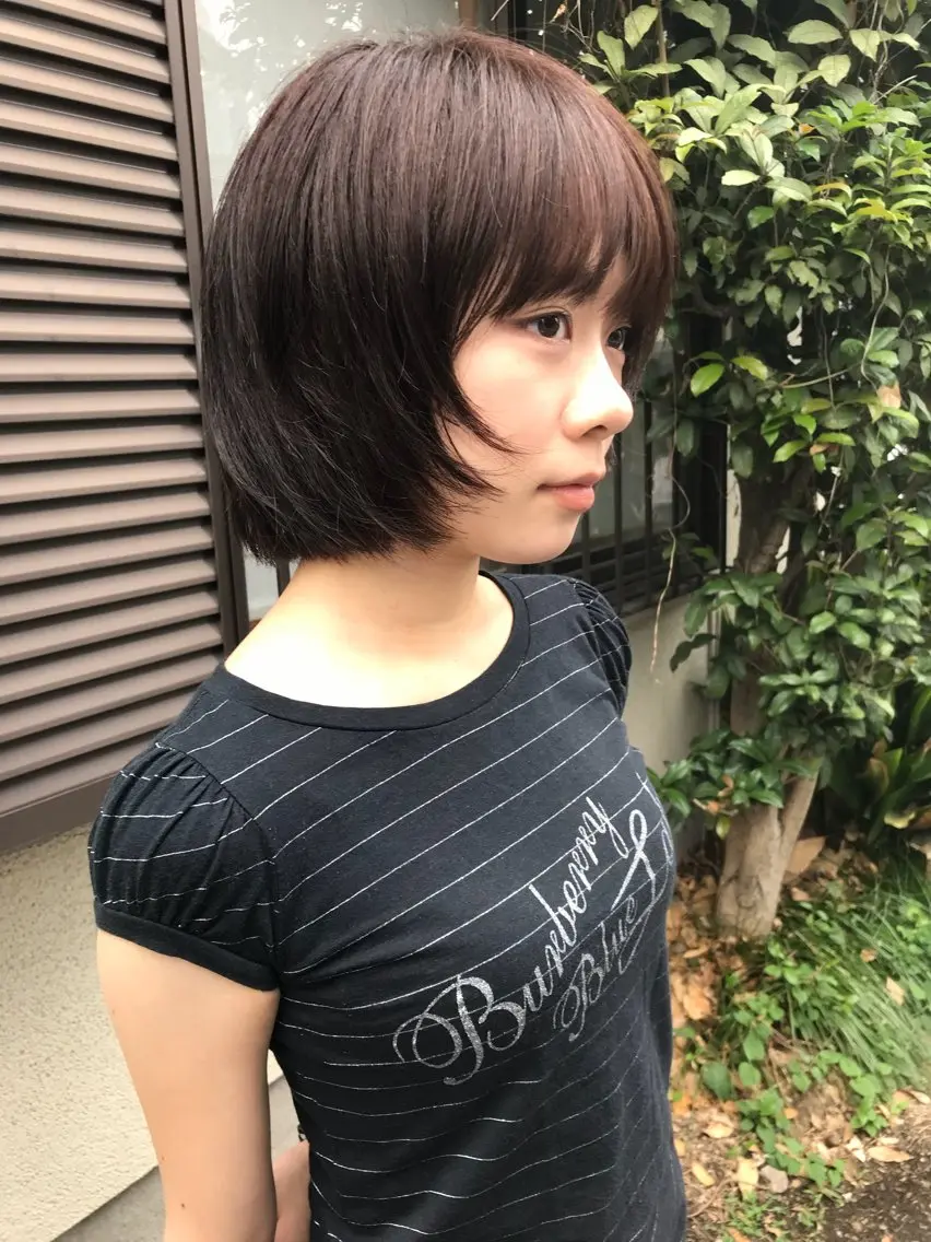 ショート カット トリートメント 赤み消しカラー/ ナチュラル/トモキのヘアスタイル