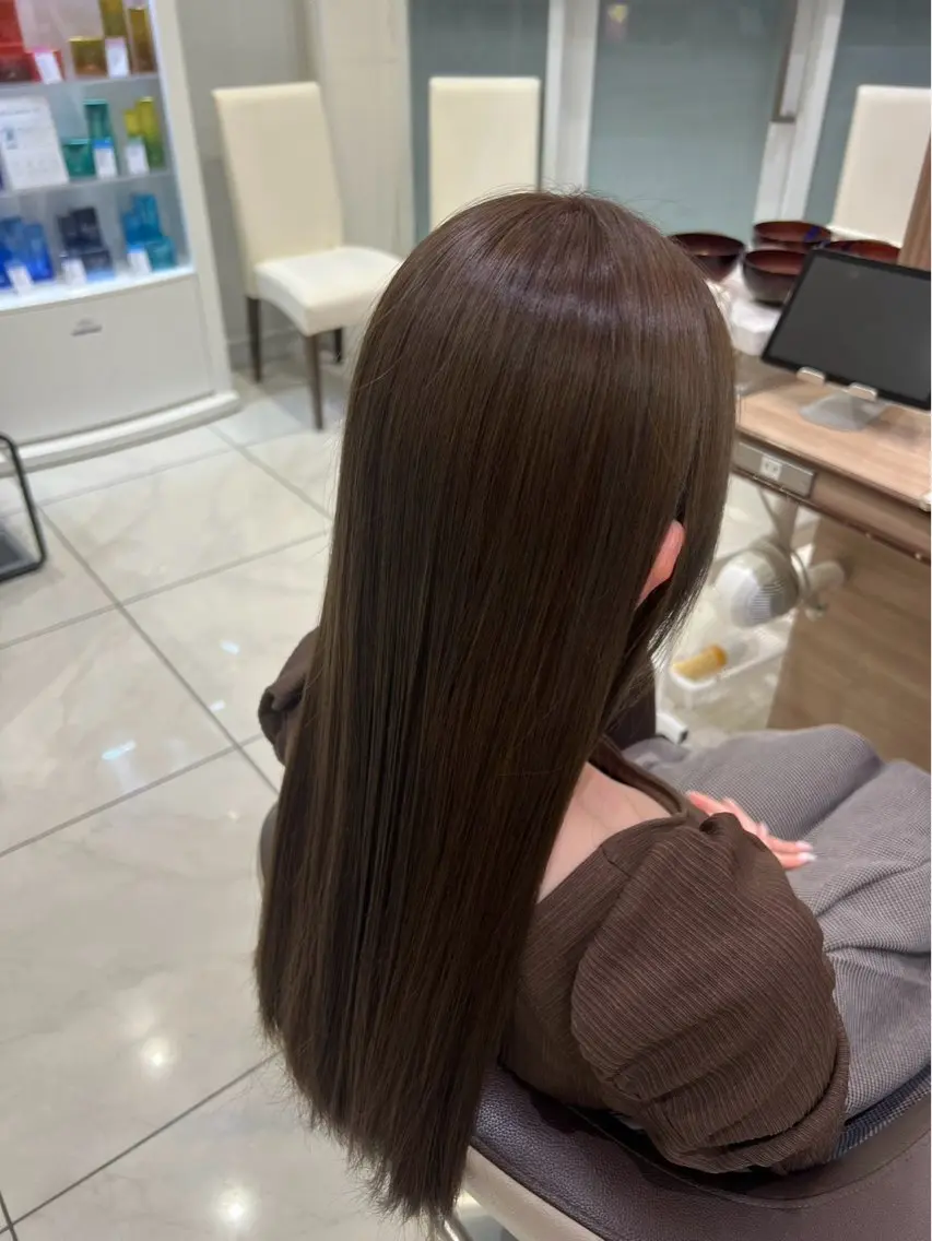 🤎縮毛矯正リタッチ🤎【ケアトリートメント付き】の写真