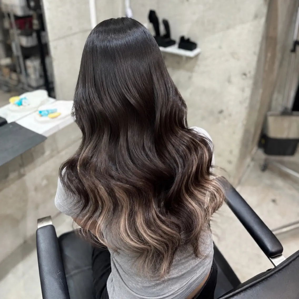 ロング シールエクステ エクステ エクステ ふうか 天六/天満/中崎町のヘアスタイル