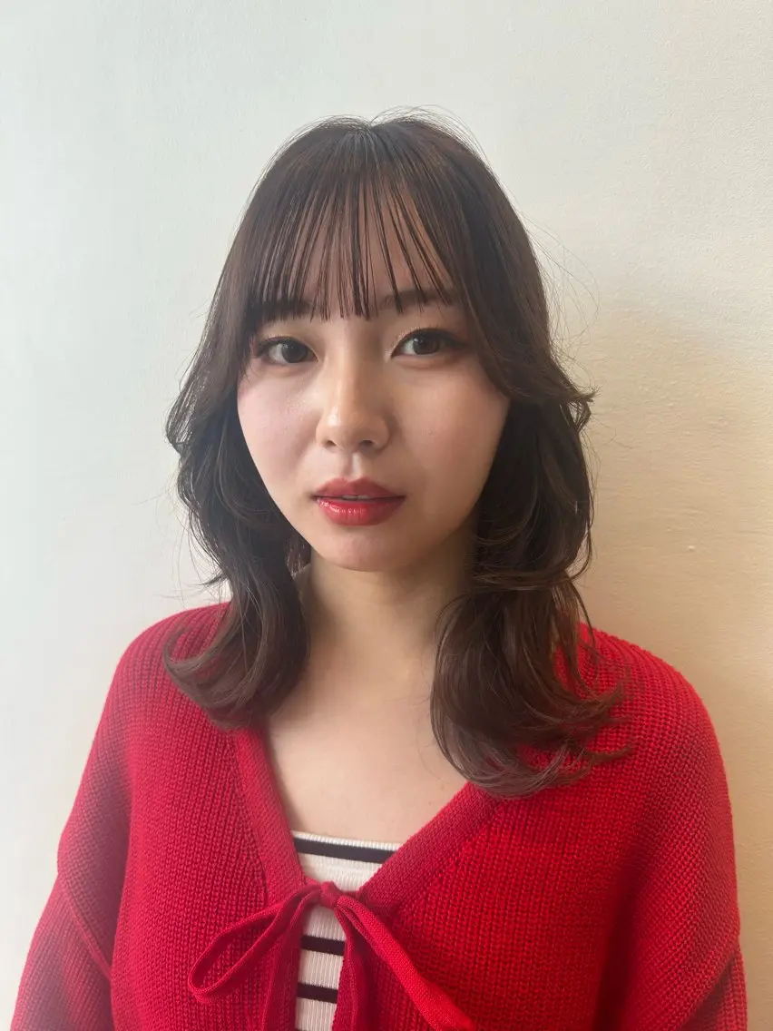 セミロング 平田 一成のヘアスタイル