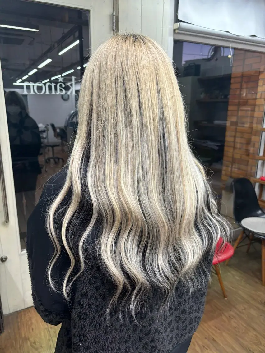 ロング シールエクステ エクステ エクステ 香野 優子のヘアスタイル
