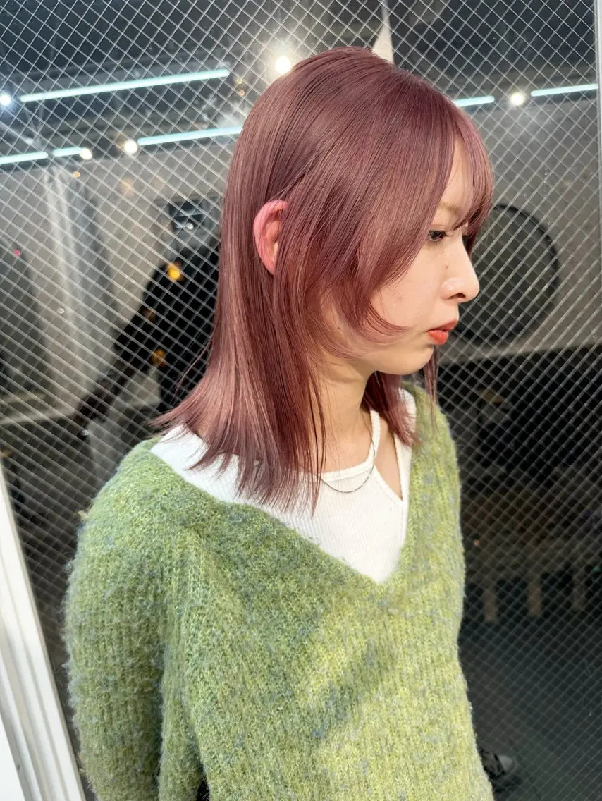 ミディアム カラー ベージュカラー ブリーチ ケアブリーチ ダブルカラー ハイライトカラー ヘアカラー lani ブリーチ /ダブルカラーのヘアスタイル