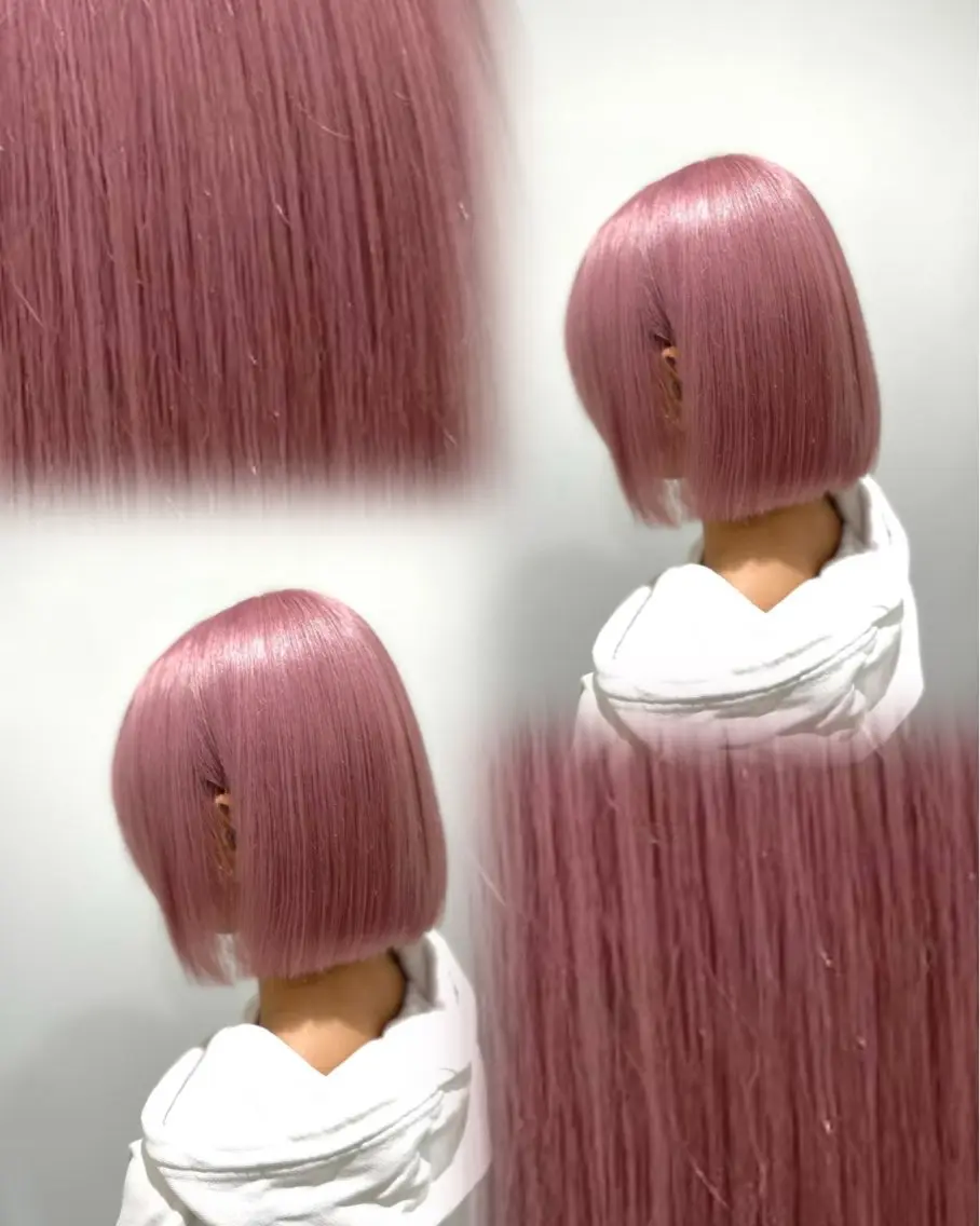 ロング カット ヘアカラー トリートメント 透明感×暖色カラー 🍒𝐘𝐮𝐤𝐚のヘアスタイル