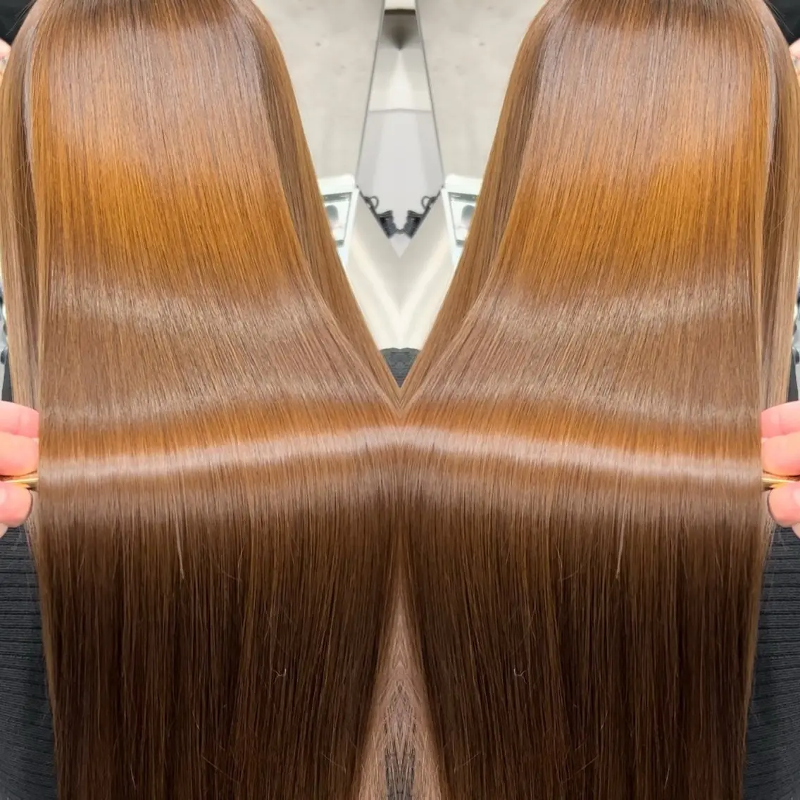 ロング 髪質改善 縮毛矯正 トリートメント カット ヘアカラー トリートメント 🫧髪質改善 講師🫧🍎幹細胞のヘアスタイル