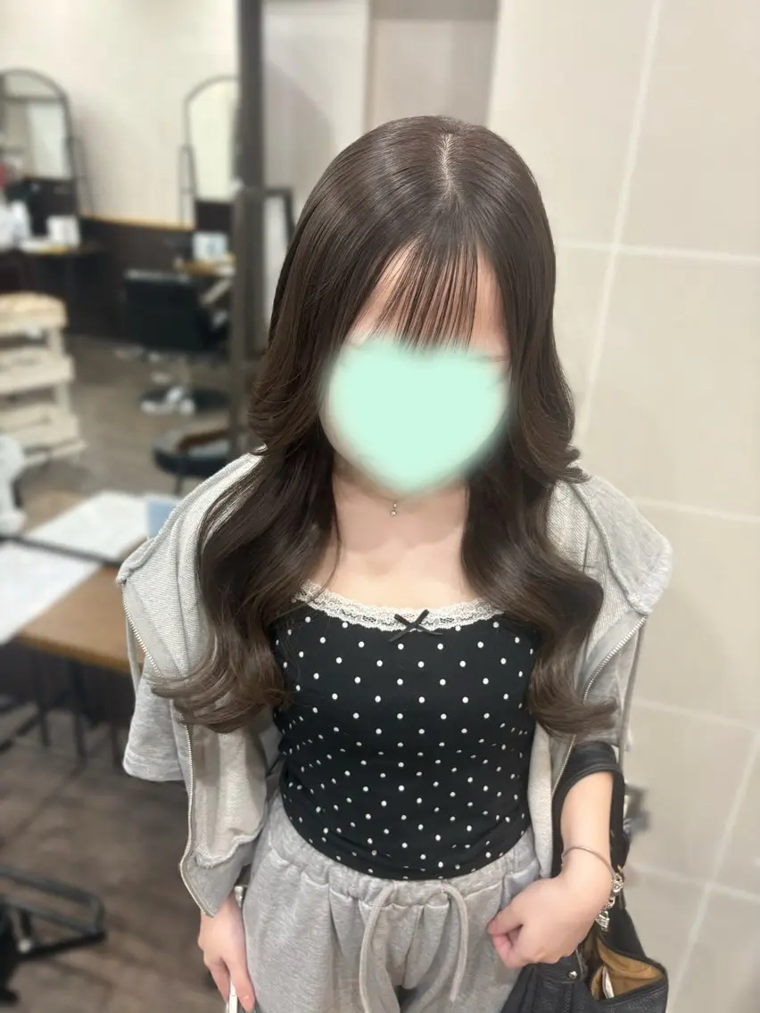 セミロング ヘアカラー 紗良🩰⟡.·*. ハイトーン/縮毛矯正のヘアスタイル