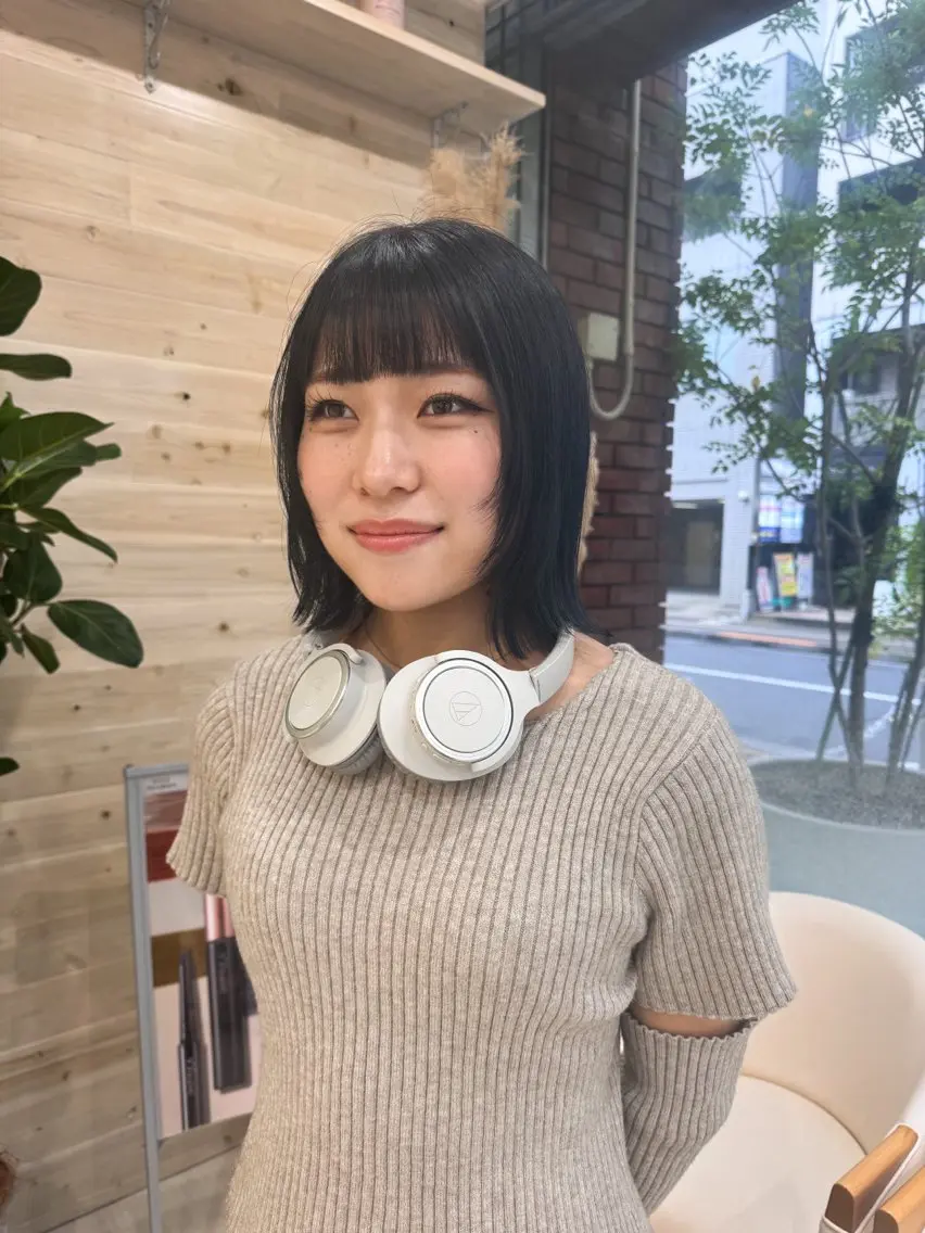 ショート カラー ボブレイヤー ボブ レイヤーカット Seeknext // Rukaのヘアスタイル