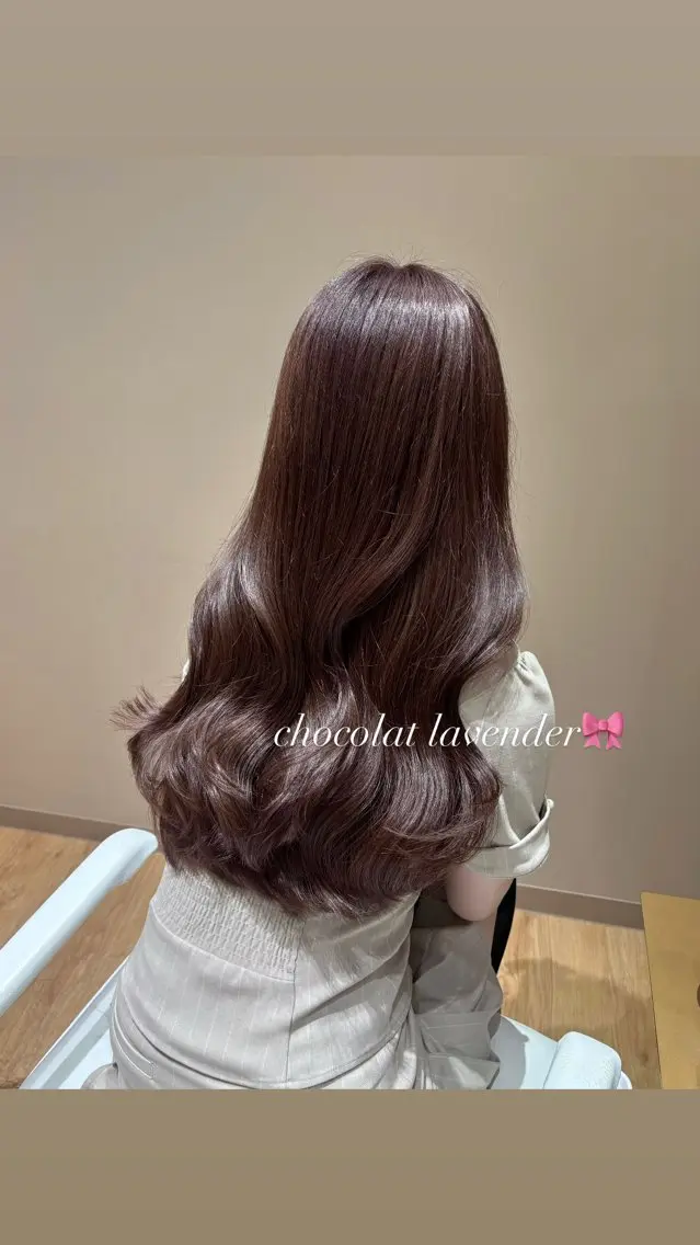 ロング カラー ラベンダーカラー KANON 透明感カラー🎀のヘアスタイル