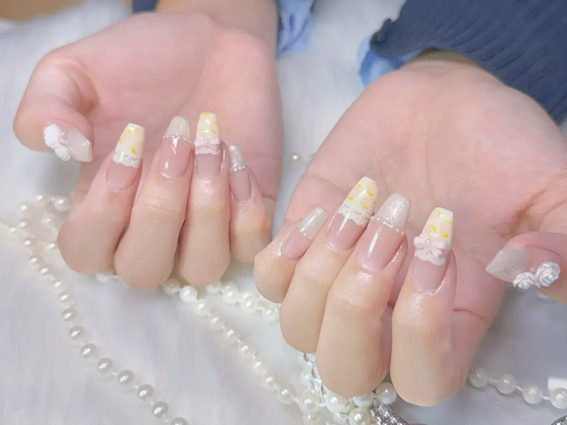 ネイル 韓国ネイル マグネットネイル ワンホンネイル ハンドネイル GOHOUBI Nail 心斎橋店のネイルデザイン