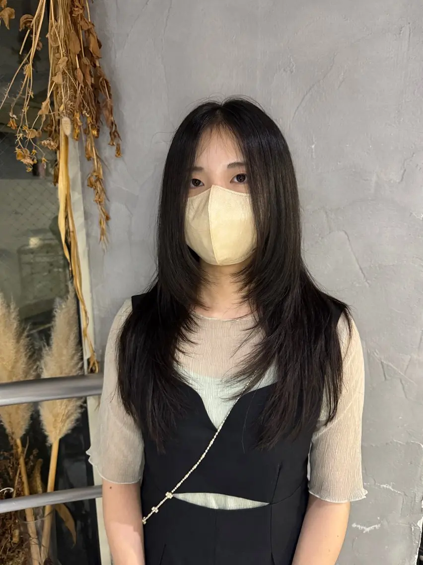 ロング ウルフ レイヤー パーマ🪐MANAのヘアスタイル