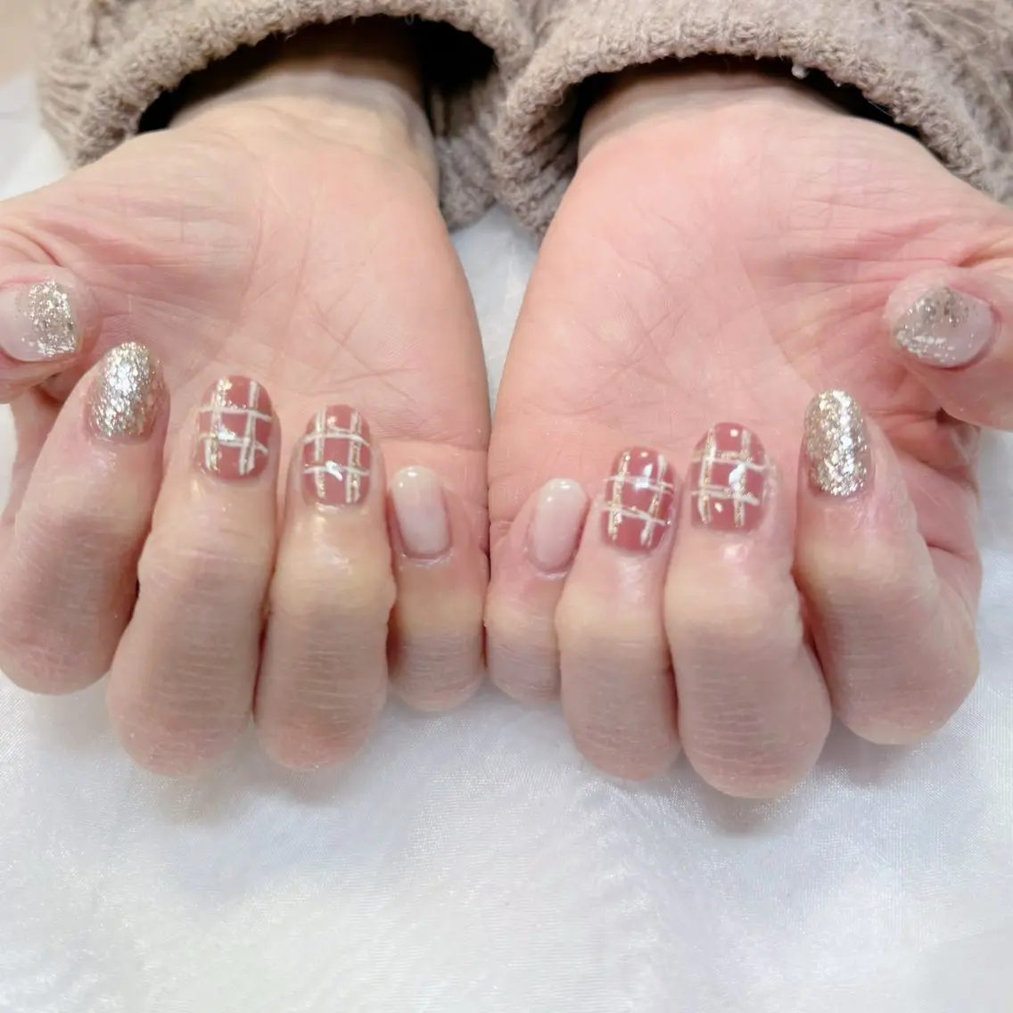 ネイル キラキラネイル 春ネイル maruyasu. yのネイルデザイン