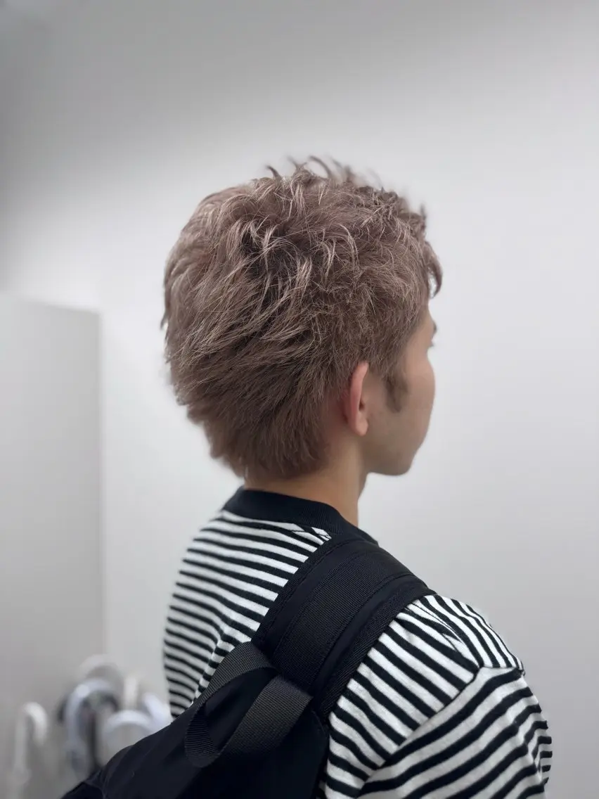 カラー メンズ ヘアカラー 透明感カラー/ chinatsuのヘアスタイル