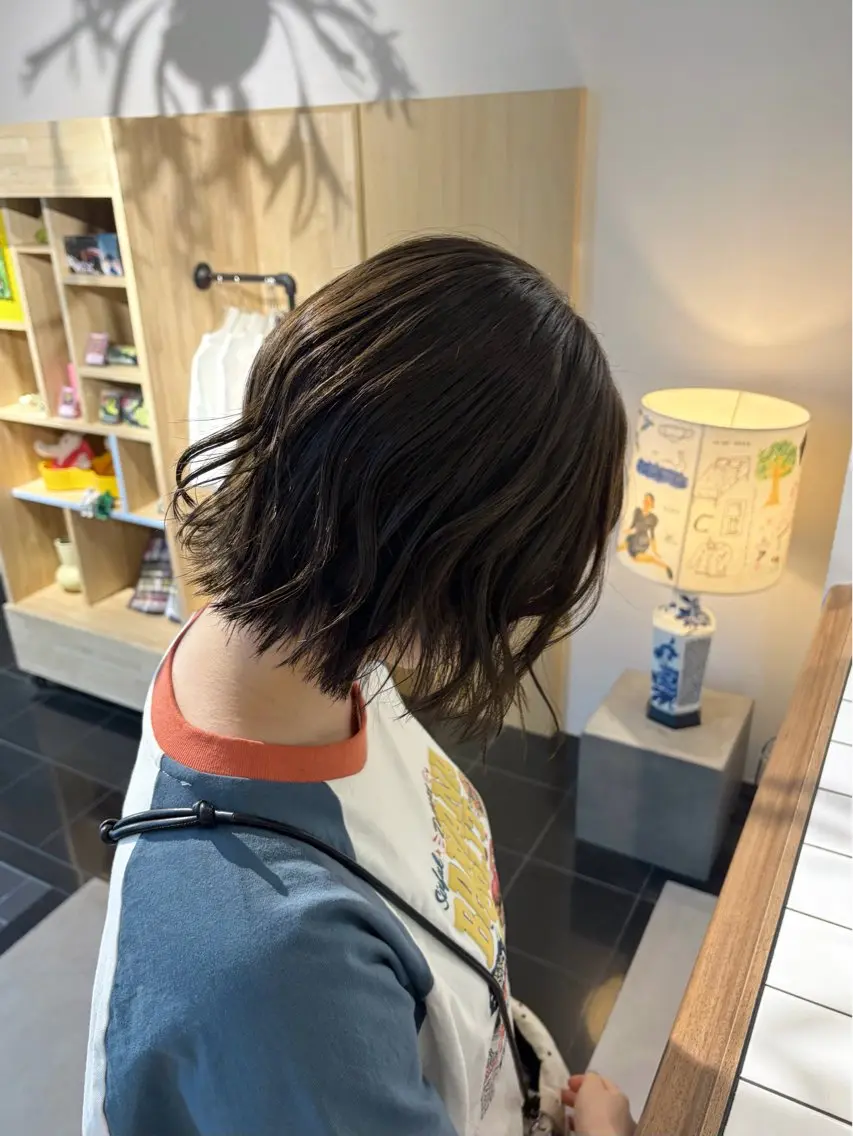 カラー ベージュカラー オリーブベージュ mitsuki ⋆☽︎︎·̩͙のヘアスタイル