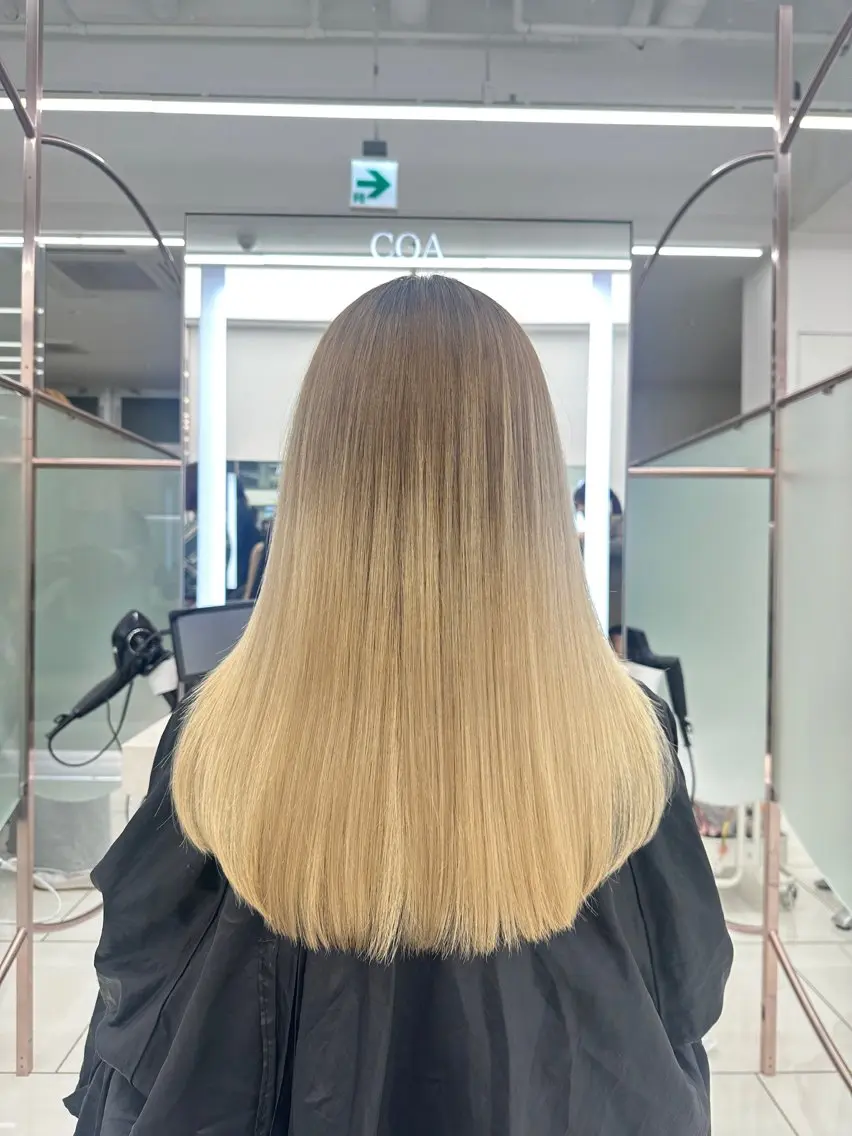 ロング トリートメント 酸熱トリートメント COA🎀オギユリ /透明感カラー🫧のヘアスタイル
