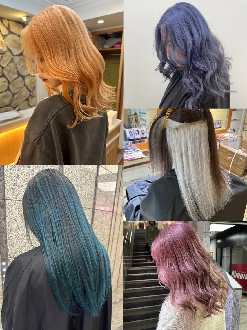 【ご新規様限定クーポン】ブリーチ1回＋カラー＋2STEPトリートメントの写真
