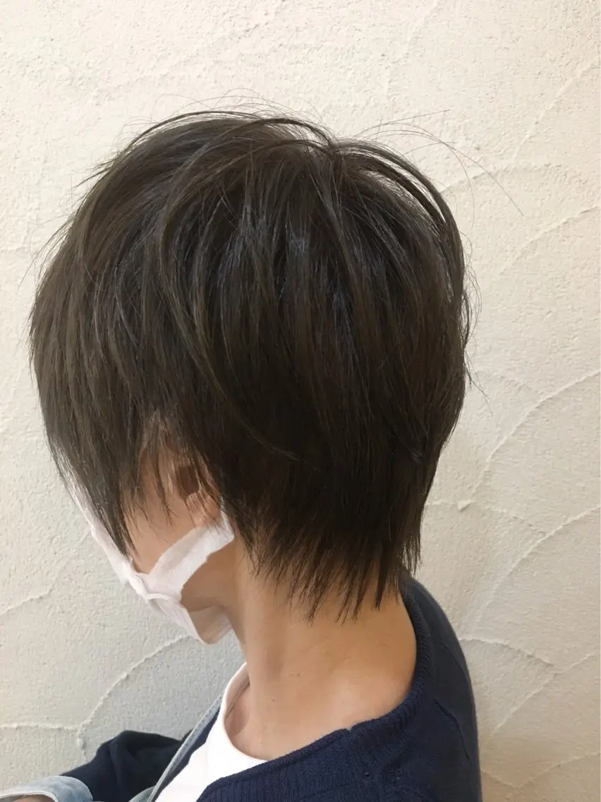 ショート カラー ヘアアレンジ 透明感カラー イルミナカラー カット ヘアカラー トリートメント ✂︎中山竜哉✂︎ 川崎スタイリストのヘアスタイル