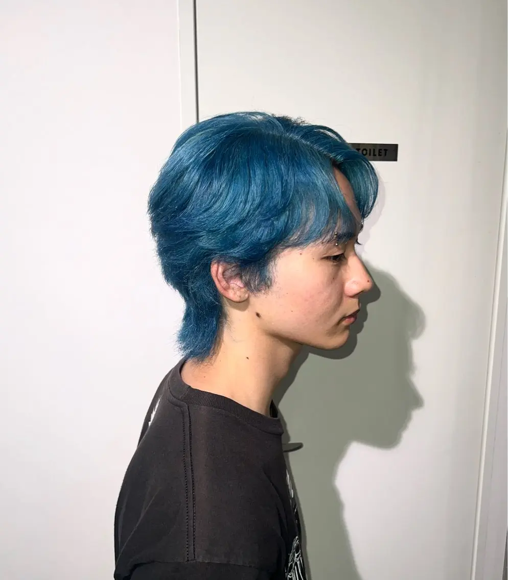 ショート カラー メンズ メンズブリーチ ブリーチ 渋谷/ハイトーン/ プルエクステ/大和のヘアスタイル