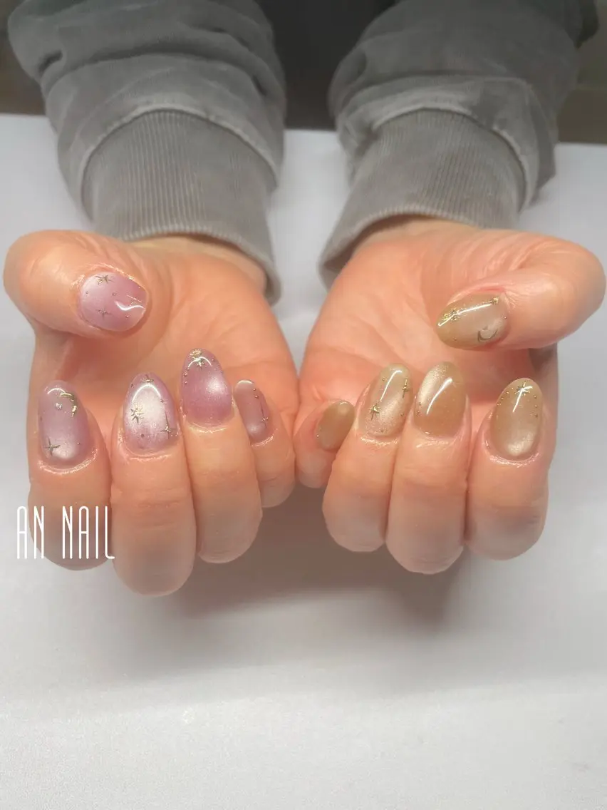 ネイル マグネットネイル AN Nailのネイルデザイン