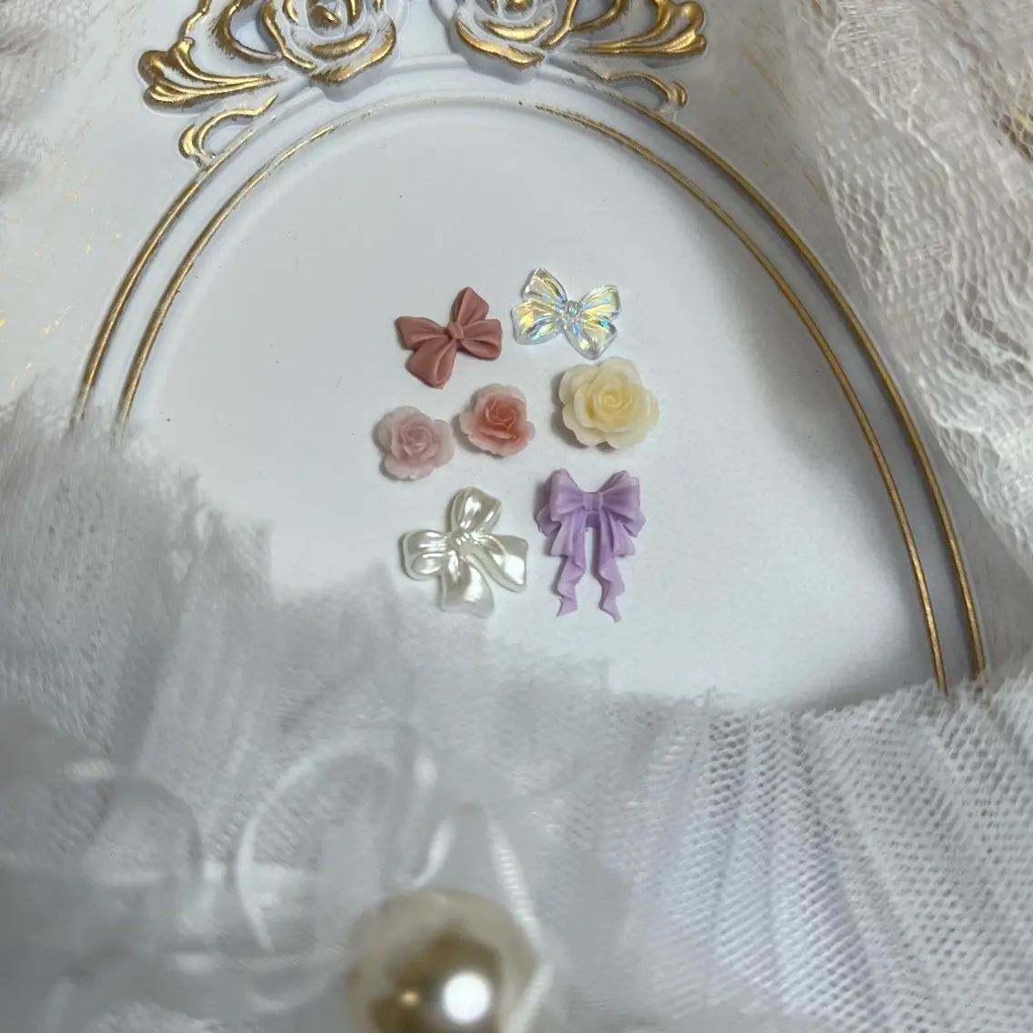 ネイル リボン RUi🦋🕯️ 堺筋本町のネイルデザイン