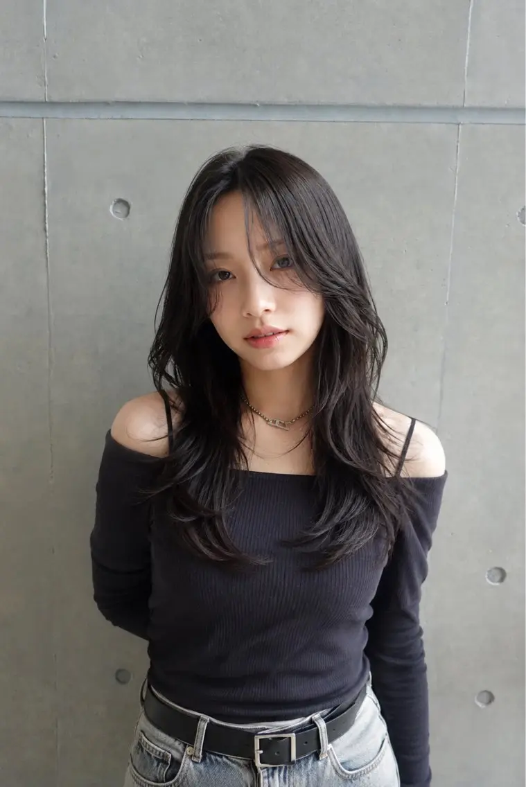 ロング カラー ヘアカラー トリートメント ヘッドスパ フェード/レディース レイヤー/leo🔥のヘアスタイル