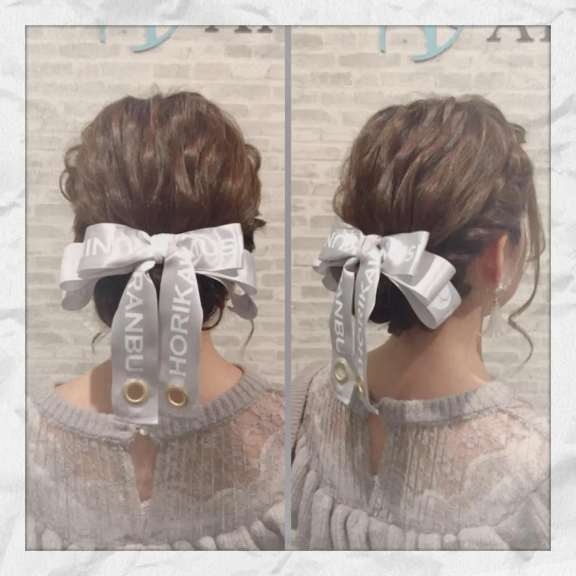 セミロング ヘアアレンジ ヘアセット ヘアセット/着付け 𓇼 まつもと𓇼のその他イメージ