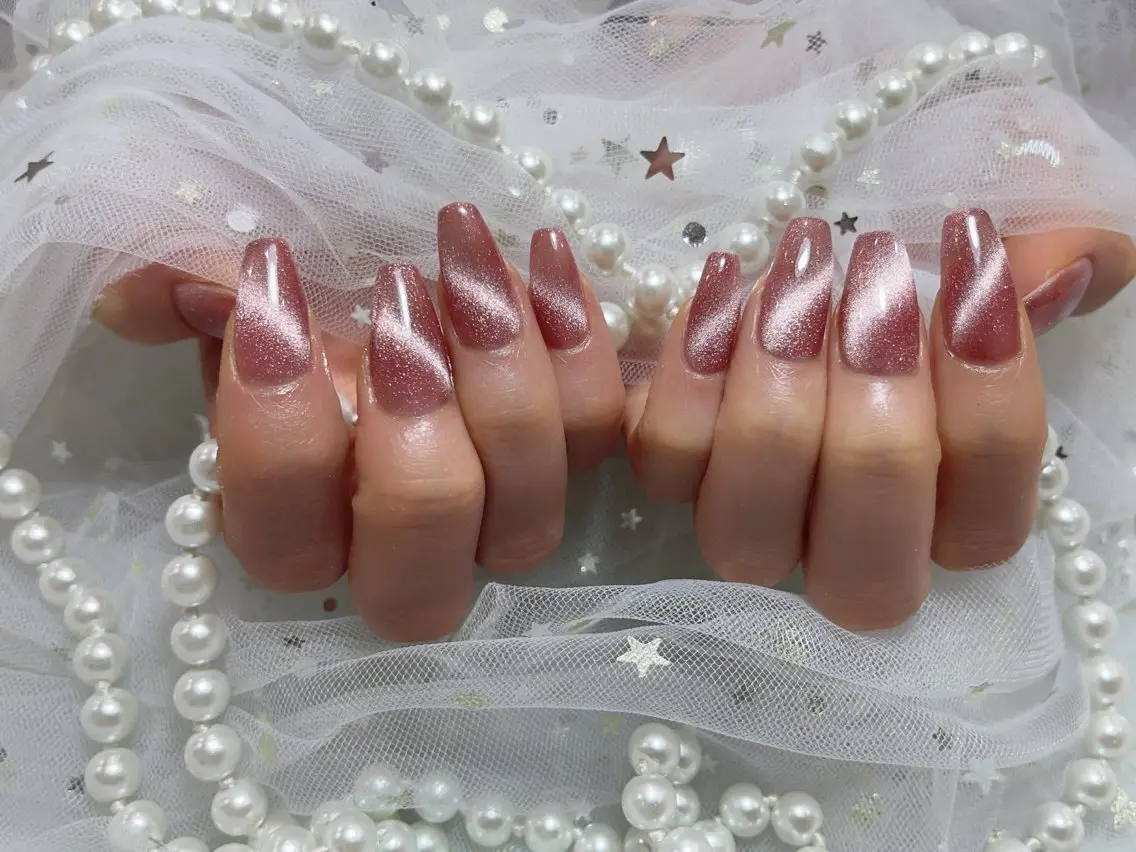 ネイル アートネイル フラッシュネイル フレンチネイル ガラスフレンチ グラデーション M2beauty Renaのネイルデザイン