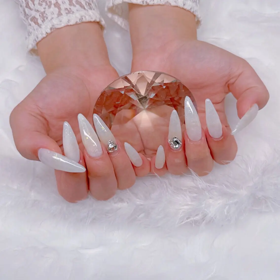 ネイル Romymoon nail帆南☾ ໋のネイルデザイン