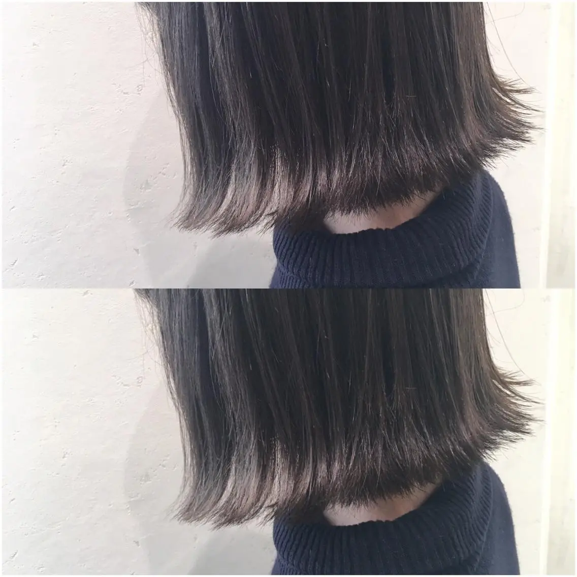 ショート カラー 透明感カラー ダークグレー ダークグレージュ グレージュ ボブ circus by KENJE 町田店のヘアスタイル