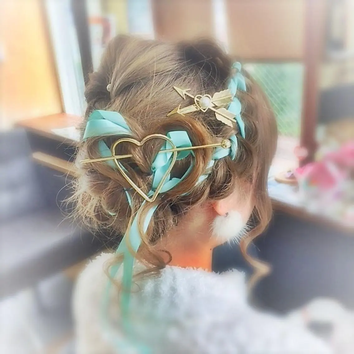 ロング ヘアアレンジ パピヨンロゼ 髪質改善/酸性のヘアスタイル