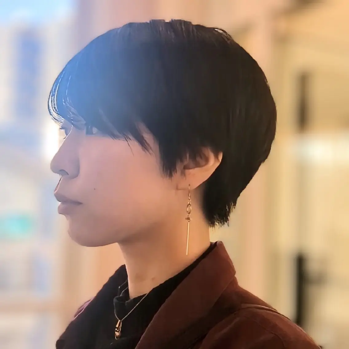 ショート ショートヘア カット トリートメント ヘッドスパ 井上 真貴子のヘアスタイル