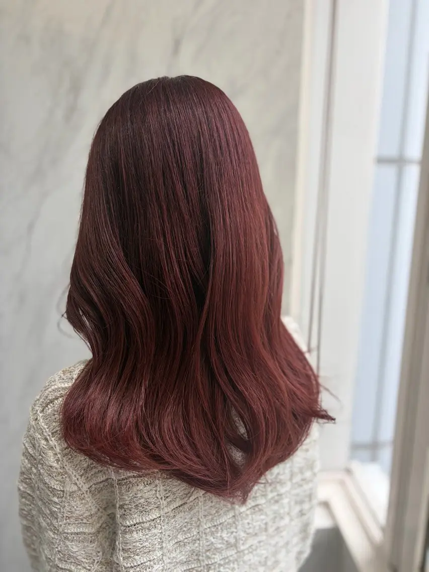 セミロング ヘアカラー 似合わせカット🫧透 明感カラー🫧maiのヘアスタイル
