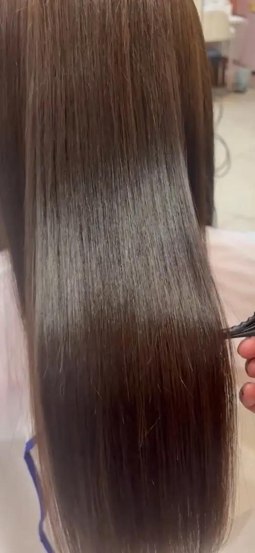 パーマ 縮毛矯正 楠 鋭亜のヘアスタイル